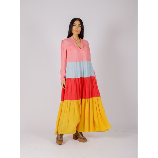 İPEK ELBİSE BOHO LOVES ELİF MISIRLI